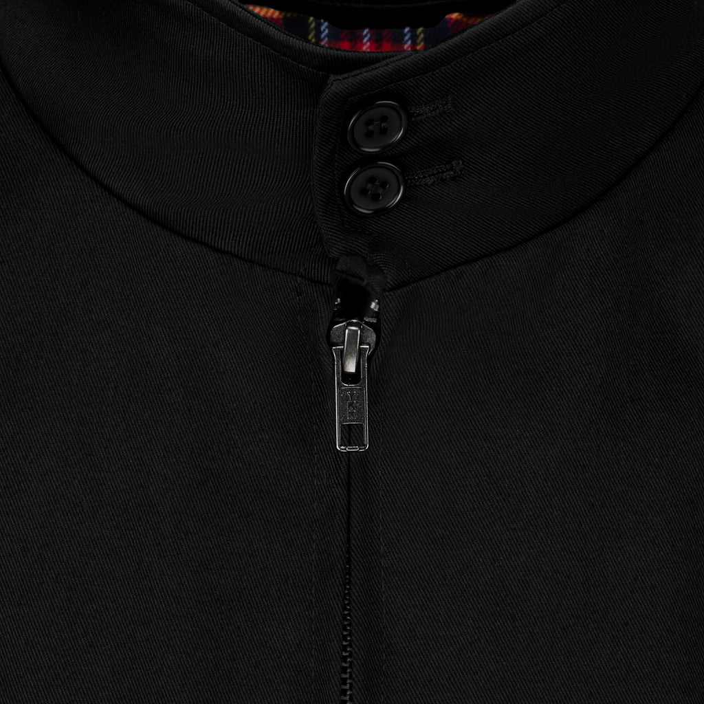 Mens Signature Harrington Jacket - Black