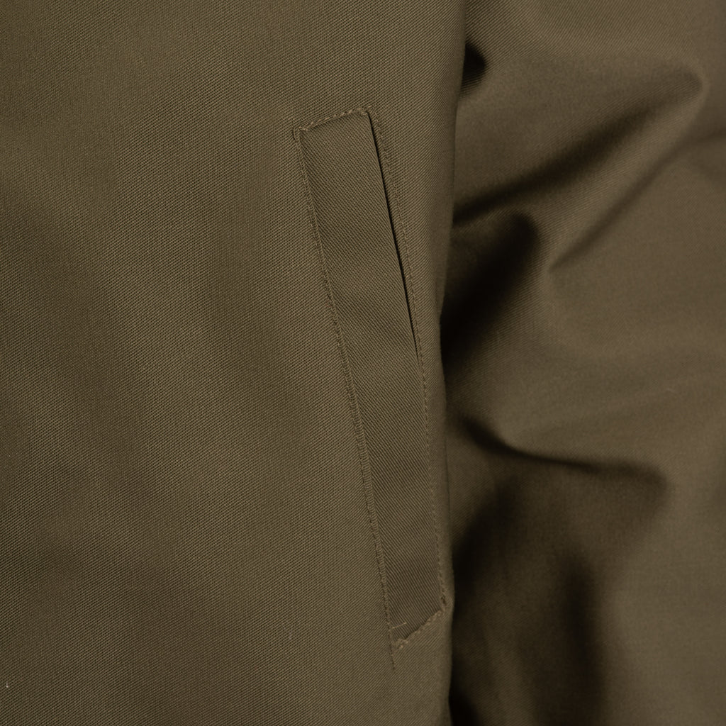 Mens Harrington Bomber Jacket - Olive