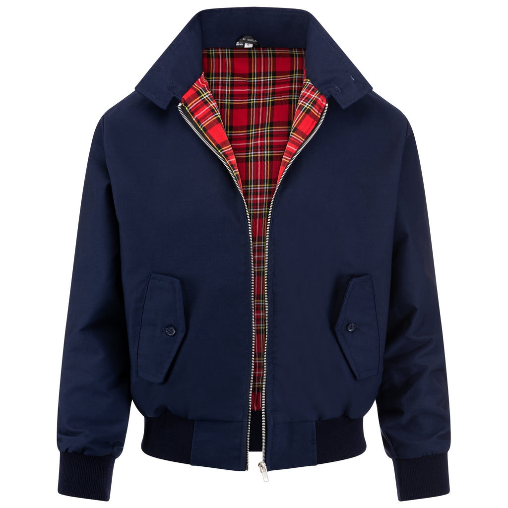 Mens Classic Harrington Jacket - Navy