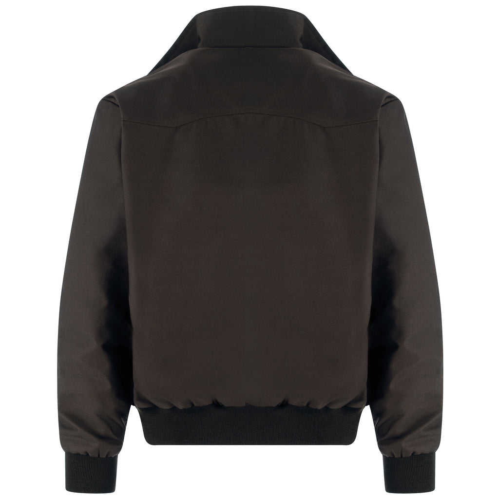 Mens Classic Harrington Jacket - Brown