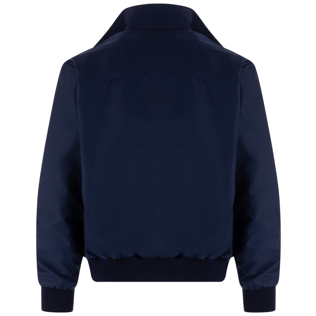 Mens Harrington Jacket with Black Lining - Navy
