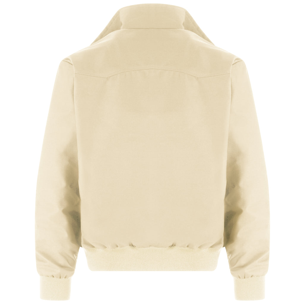 Mens Classic Harrington Jacket - Beige