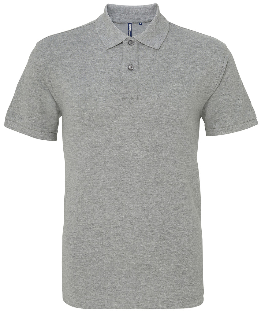 Mens grey polo on sale