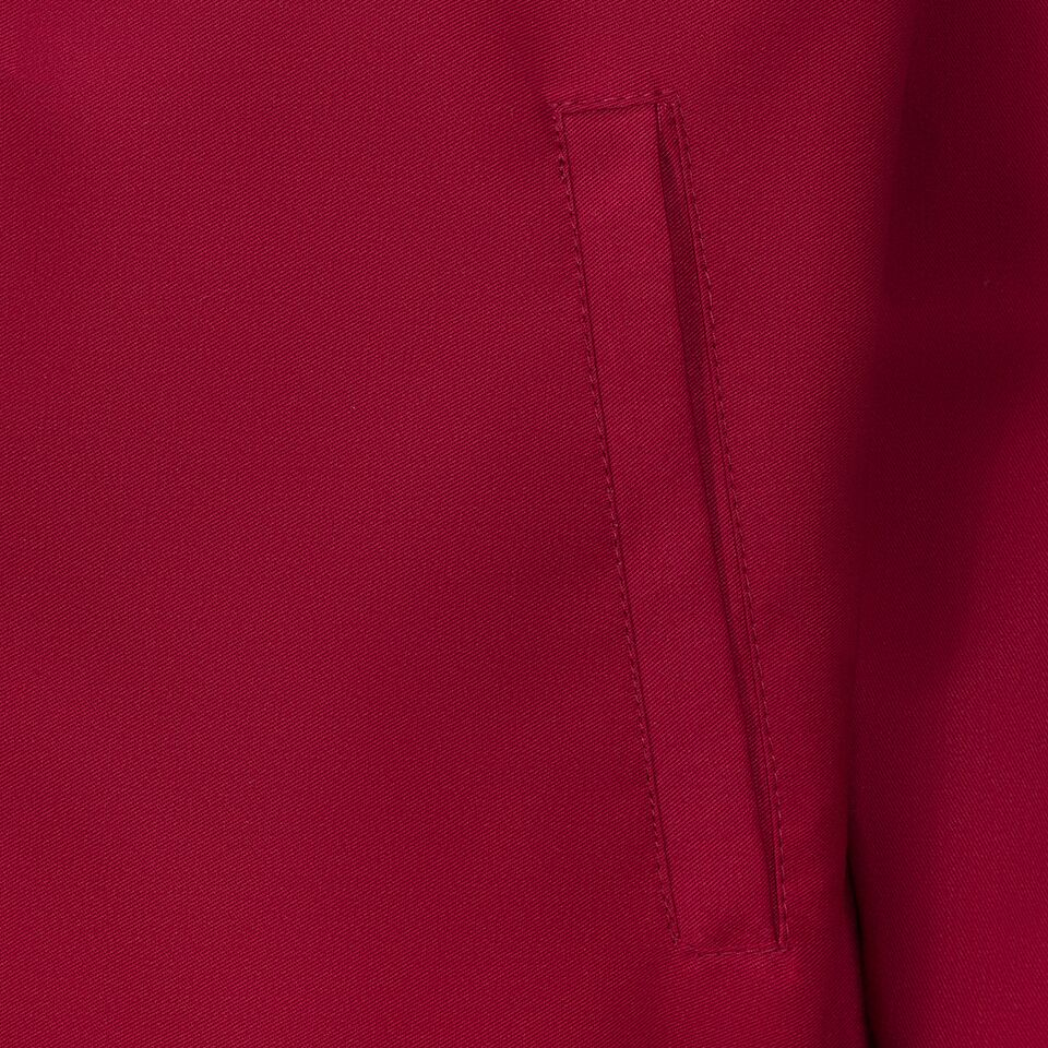 Mens Harrington Bomber Jacket - Burgundy