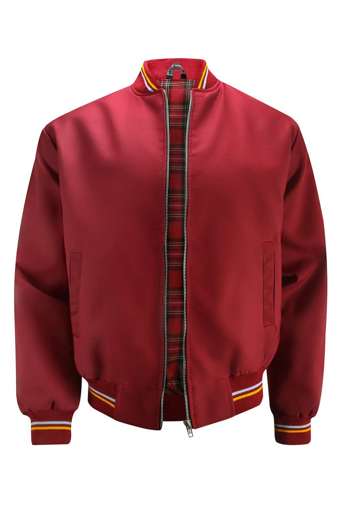 Jacket with tartan inside deals