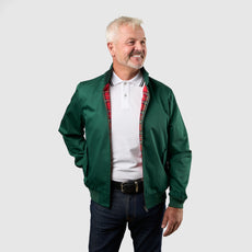 Mens Signature Harrington Jacket - Green