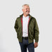 Mens Signature Harrington Jacket - Olive