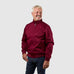 Mens Signature Harrington Jacket - Wine