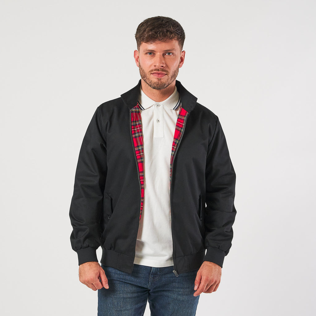 Mens Signature Harrington Jacket - Black – Harrington Jacket Store