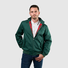 Mens Signature Harrington Jacket - Green