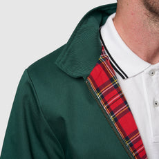 Mens Signature Harrington Jacket - Green