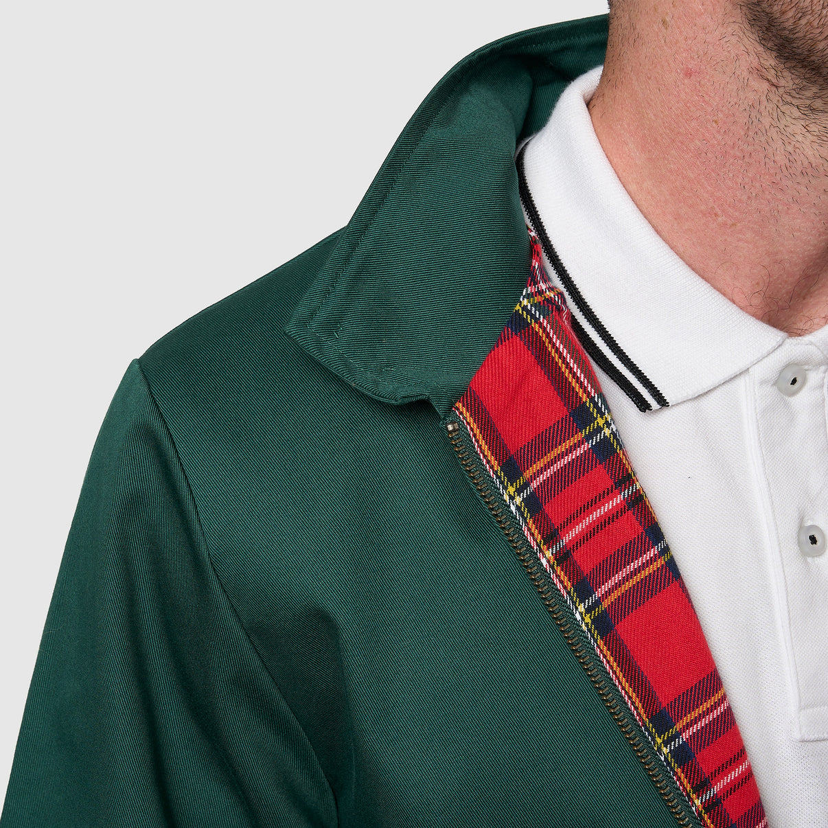 Mens Signature Harrington Jacket - Green – Harrington Jacket Store