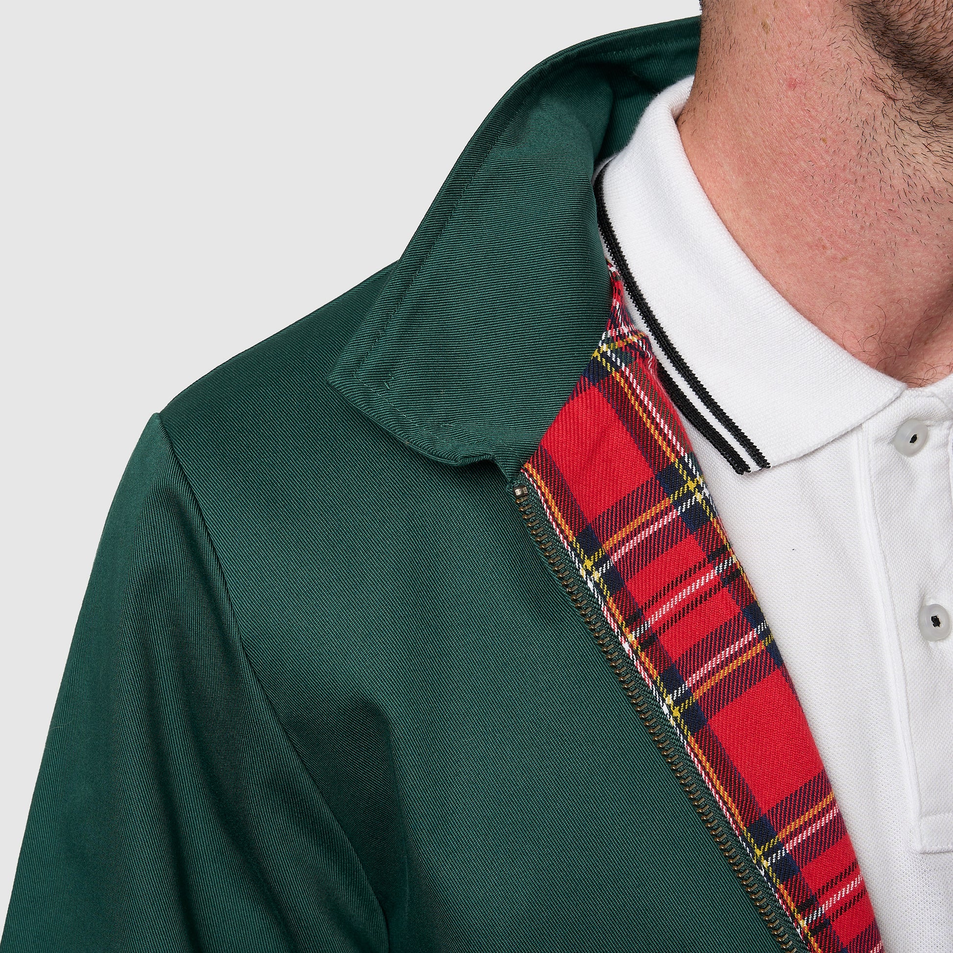 Mens Signature Harrington Jacket - Green