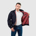 Mens Signature Harrington Jacket - Navy