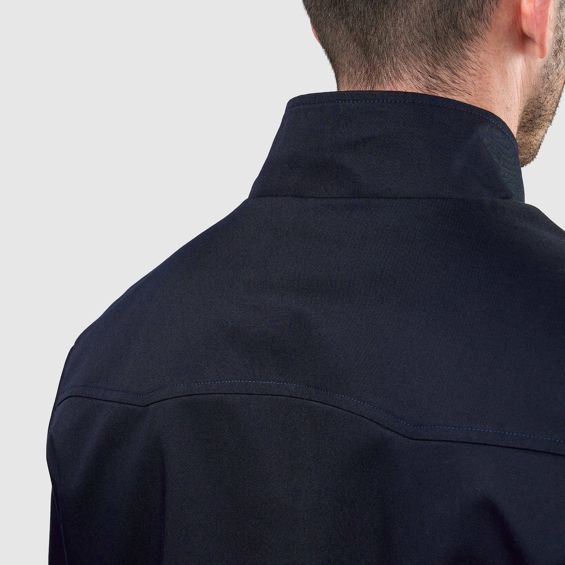Mens Signature Harrington Jacket - Navy