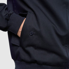 Mens Signature Harrington Jacket - Navy