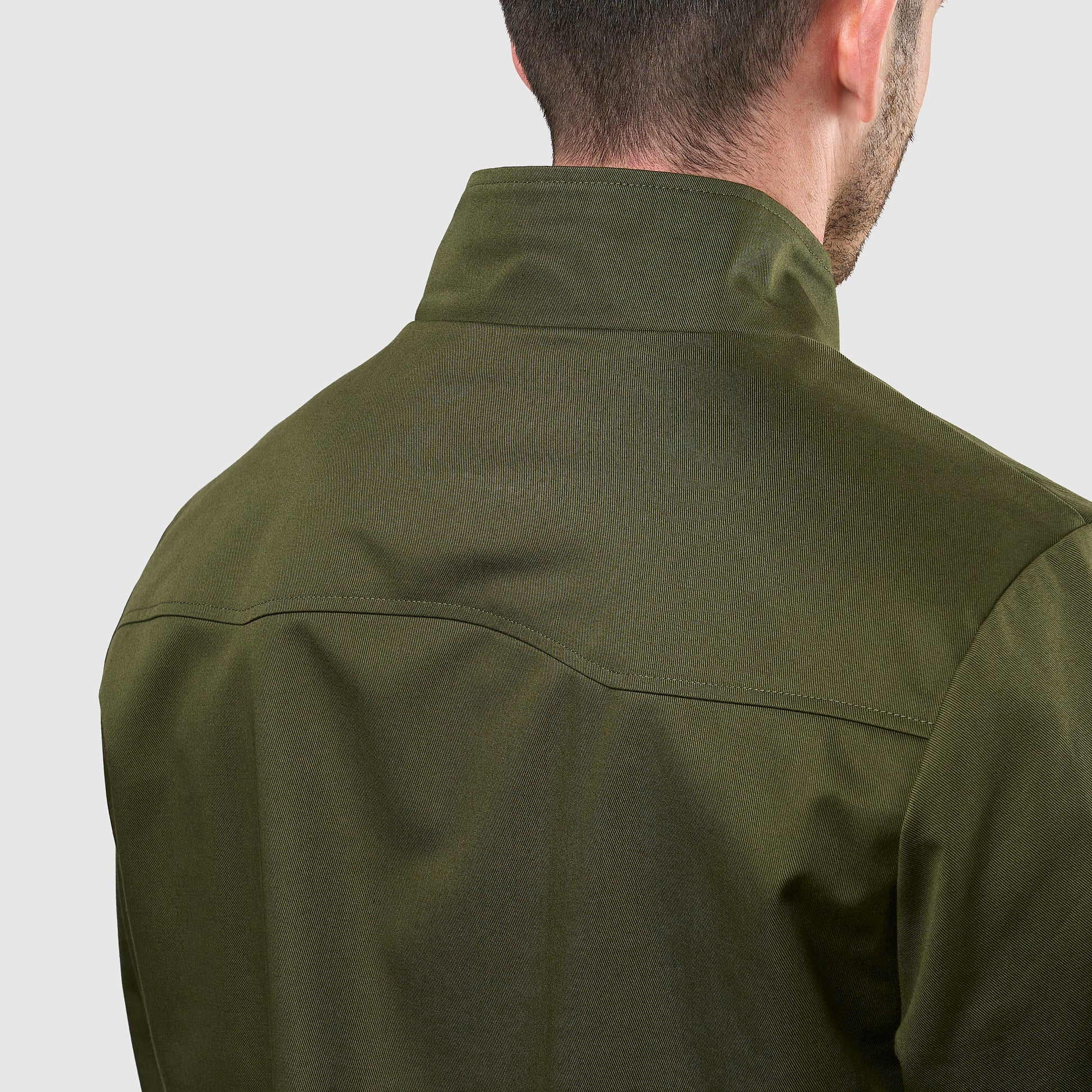 Mens Signature Harrington Jacket - Olive