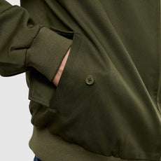 Mens Signature Harrington Jacket - Olive
