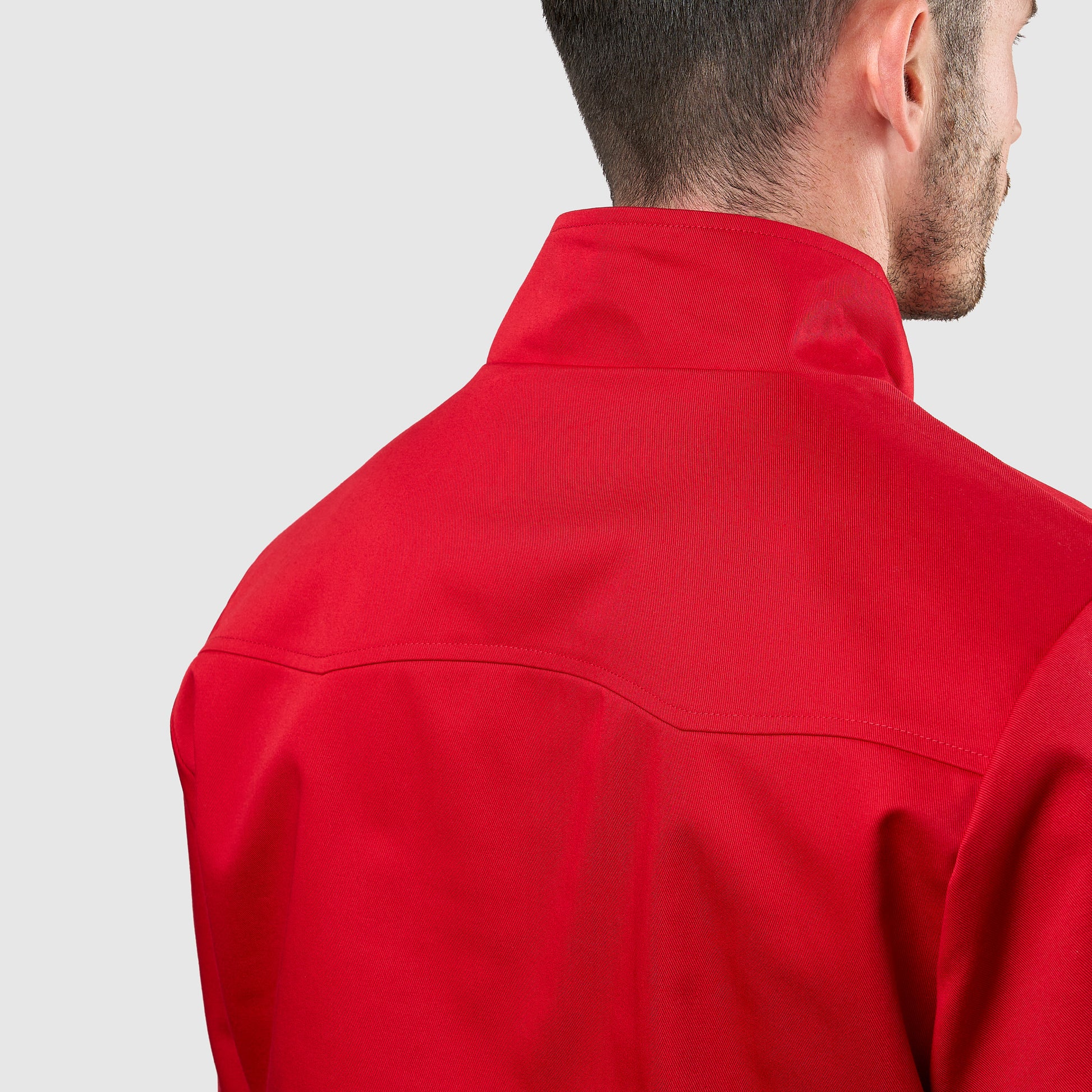 Mens Signature Harrington Jacket - Red