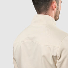 Mens Signature Harrington Jacket - Stone