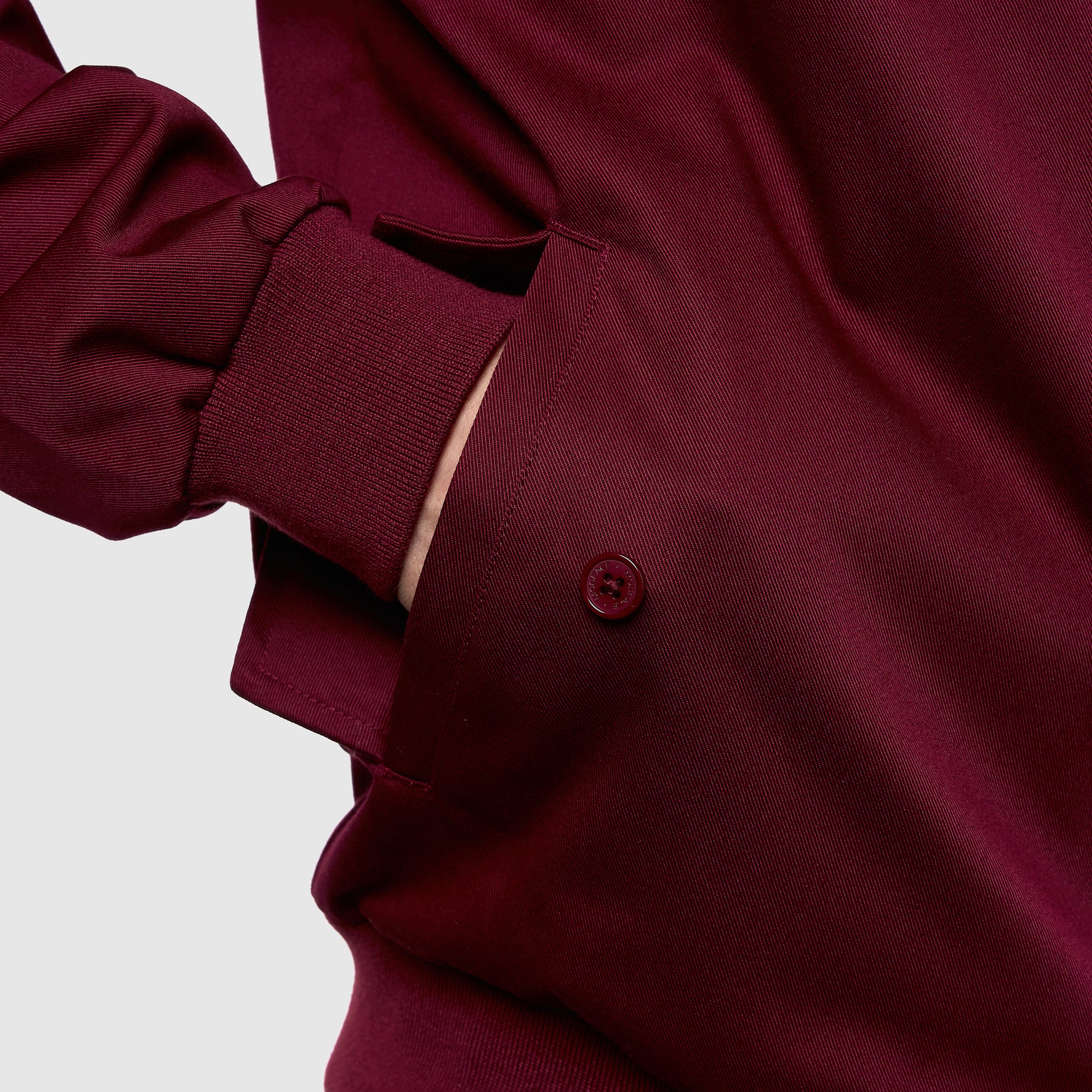 Mens Signature Harrington Jacket - Wine