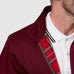 Mens Signature Harrington Jacket - Wine