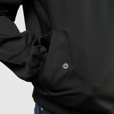 Mens Signature Harrington Jacket - Black