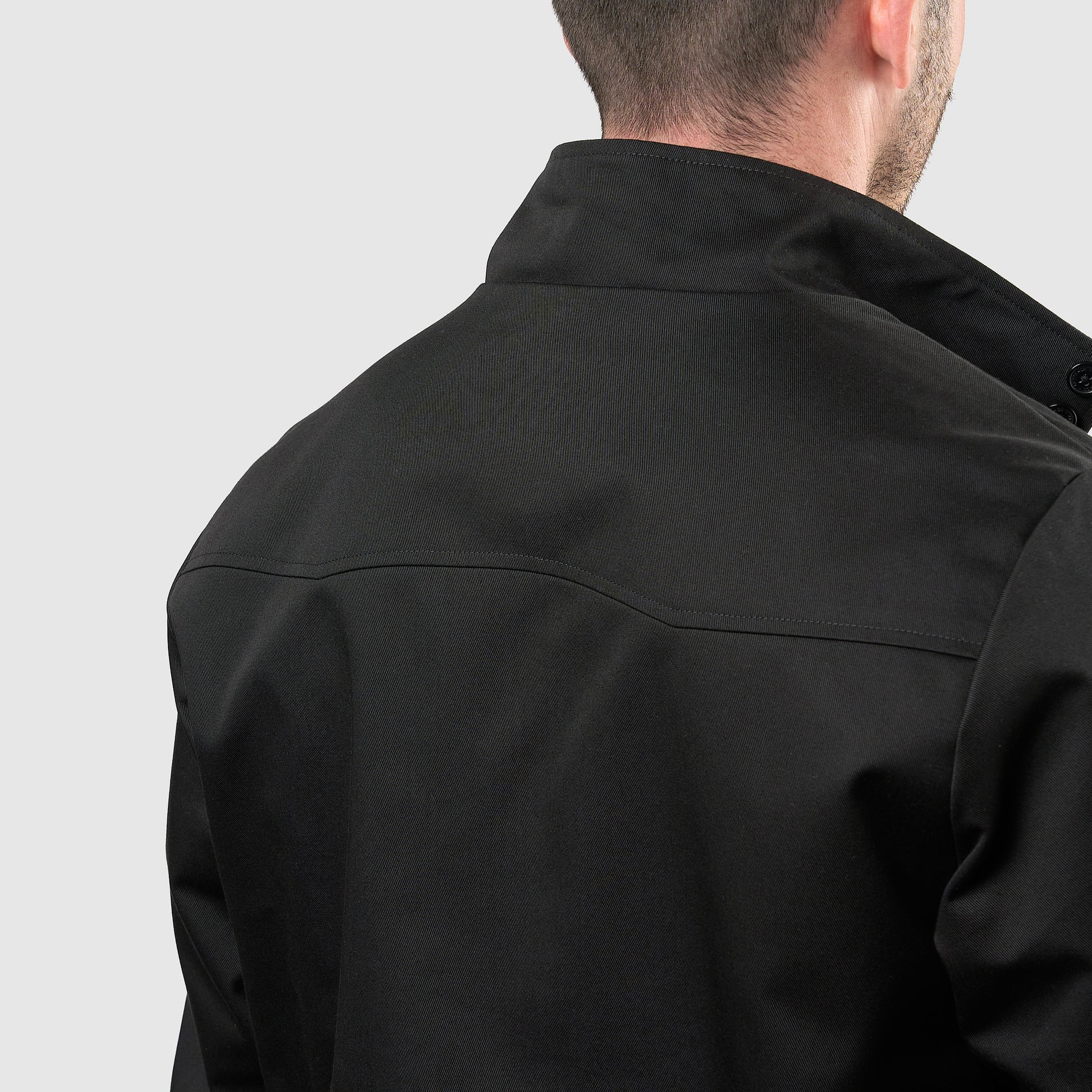 Mens Signature Harrington Jacket - Black