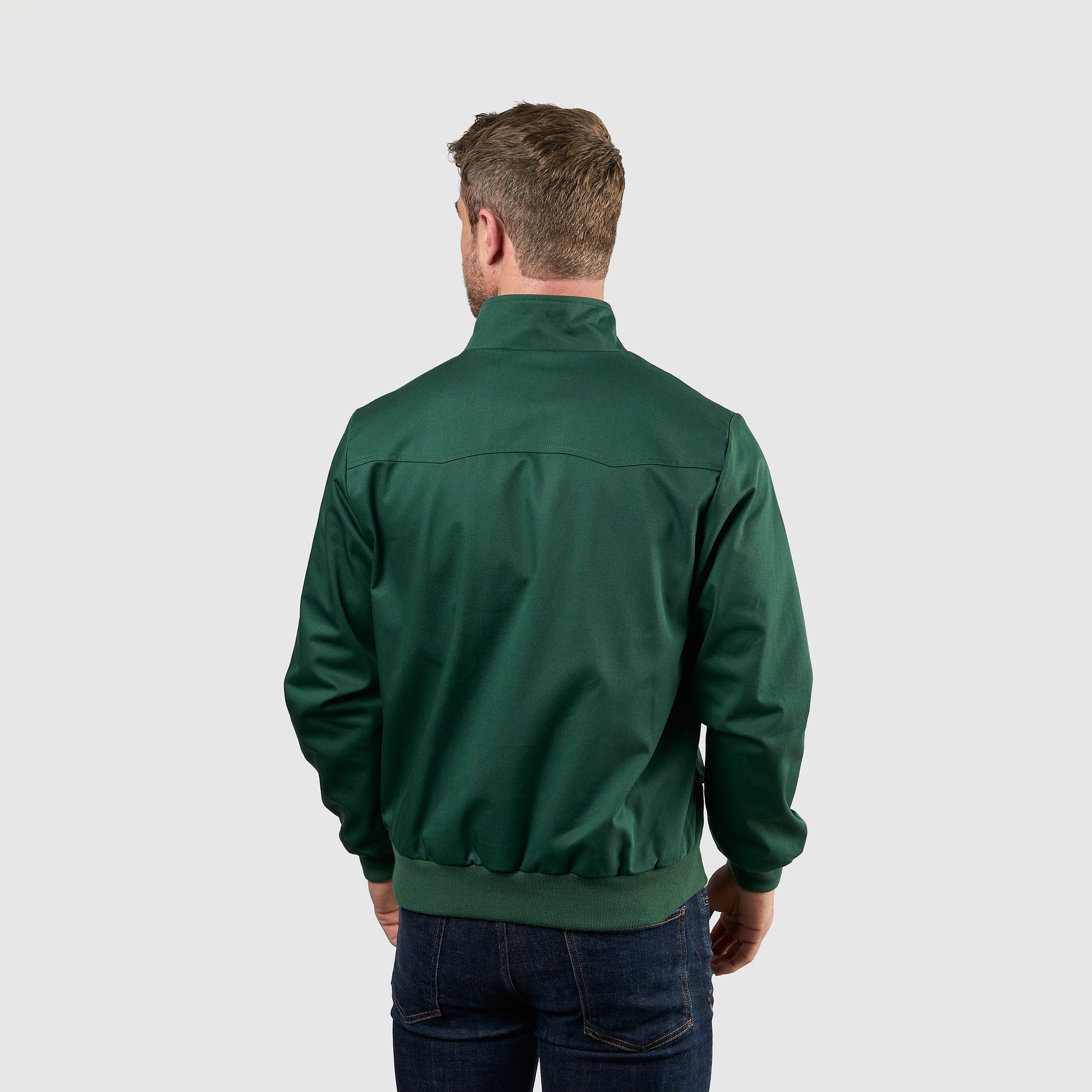 Mens Signature Harrington Jacket - Green