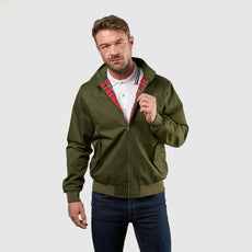 Mens Signature Harrington Jacket - Olive