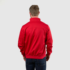 Mens Signature Harrington Jacket - Red
