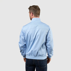 Mens Signature Harrington Jacket - Sky Blue
