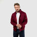 Mens Signature Harrington Jacket - Wine
