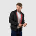 Mens Signature Harrington Jacket - Black