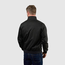 Mens Signature Harrington Jacket - Black