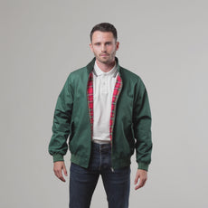 Mens Signature Harrington Jacket - Green