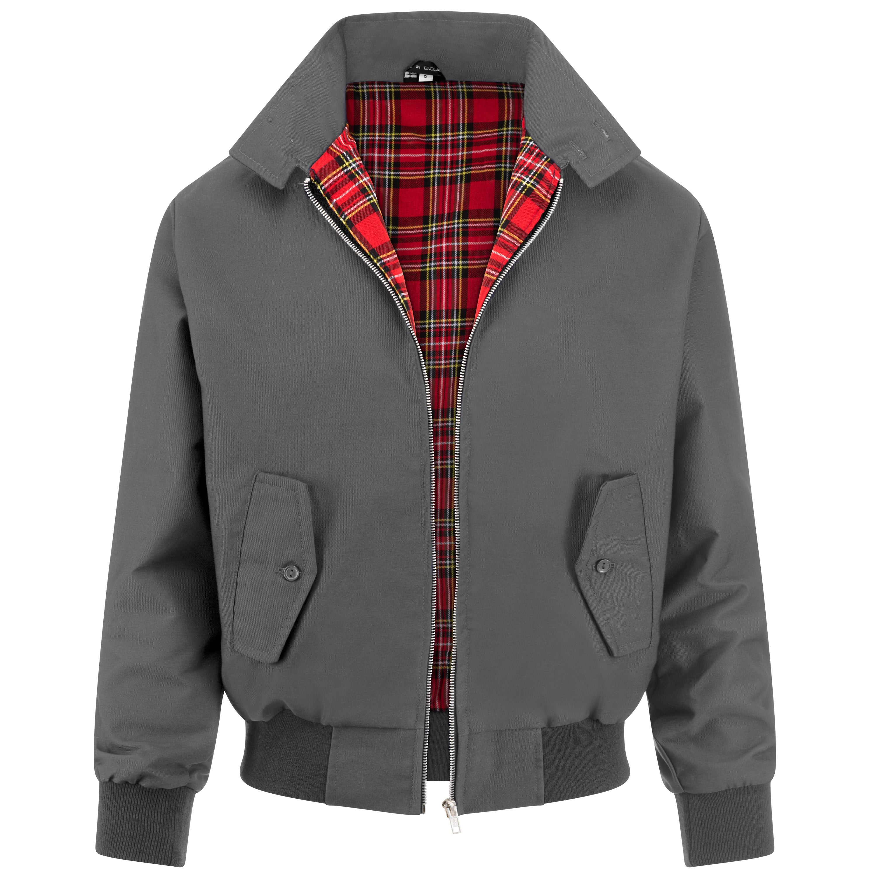 Mens Classic Harrington Jacket - Grey – Harrington Jacket Store