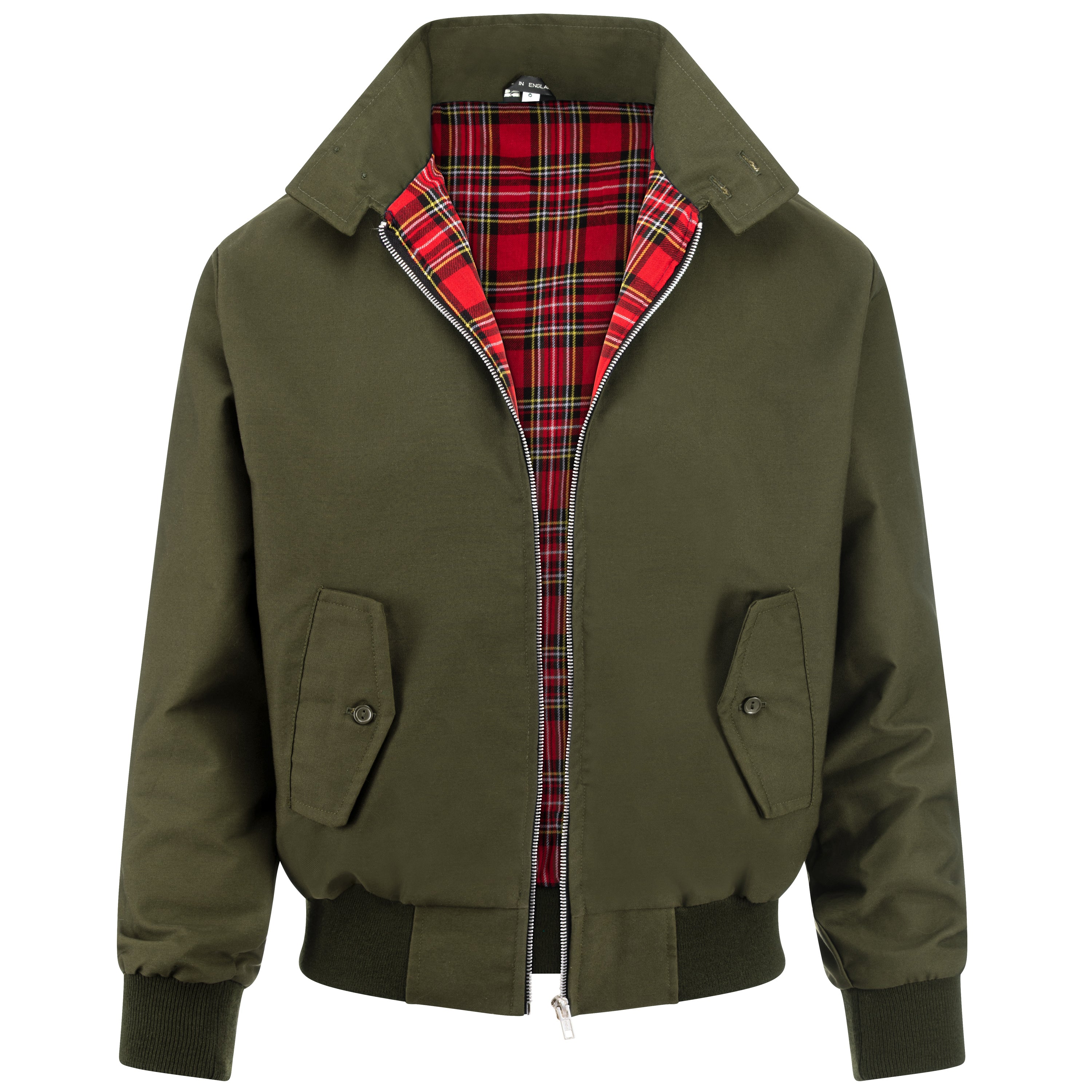 Mens Classic Harrington Jacket - Olive – Harrington Jacket Store