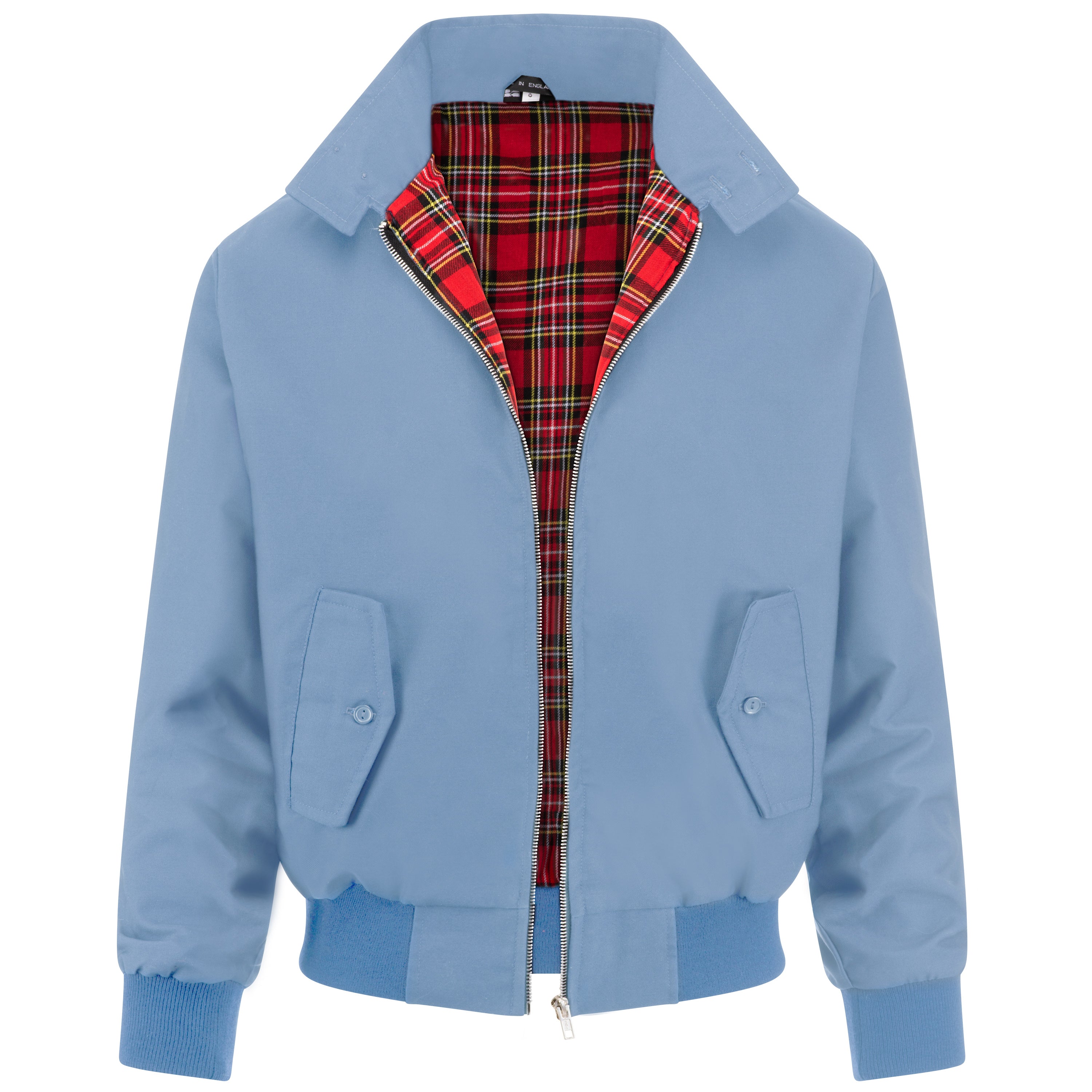 Mens Classic Harrington Jacket Light Blue – Harrington Jacket Store