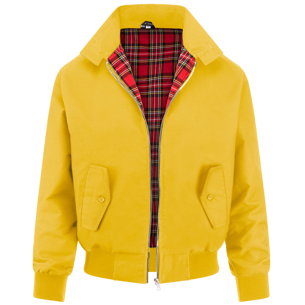 Mens Classic Harrington Jacket - Canary Yellow