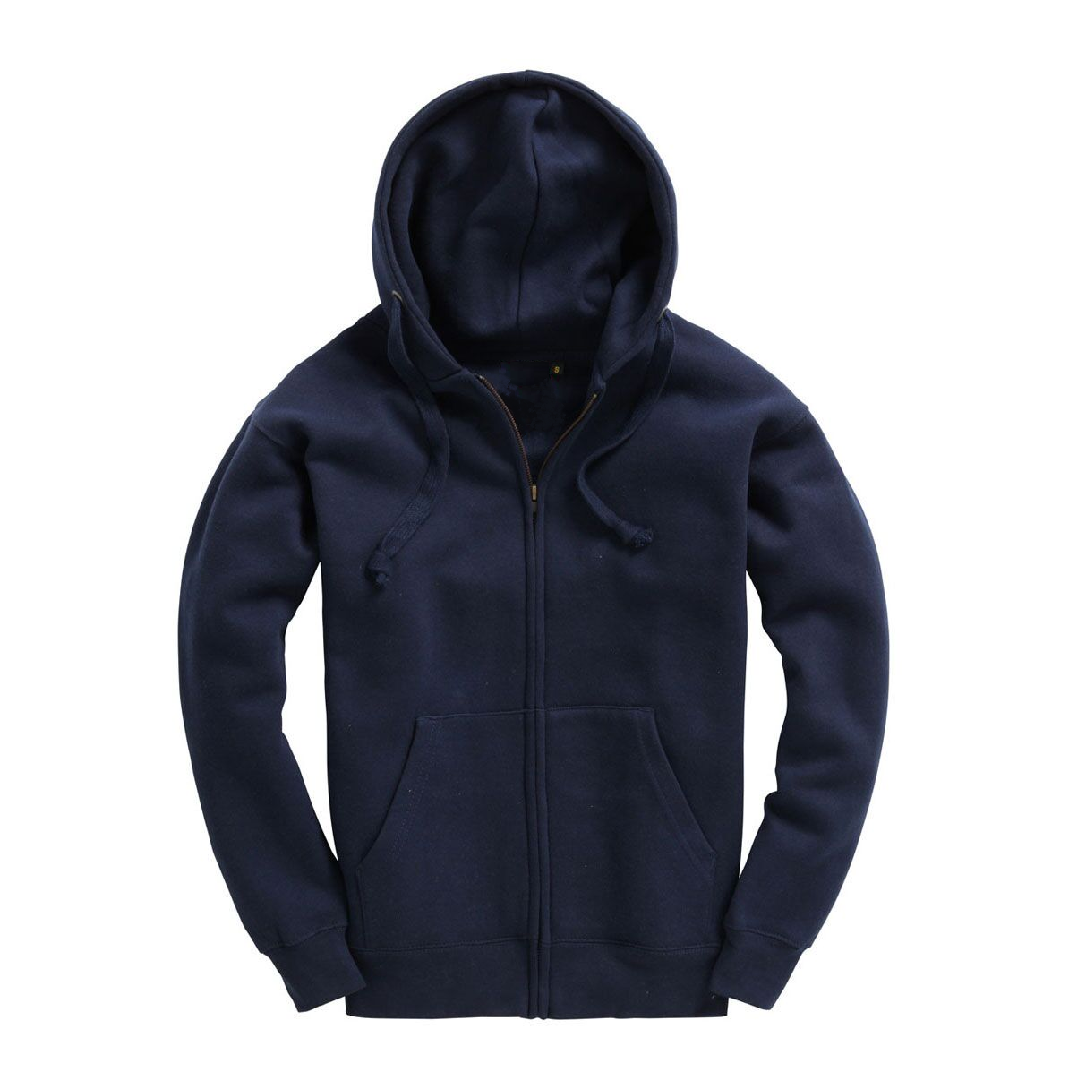Mens Zip Up Premium Hoodie Navy Harrington Jacket Store