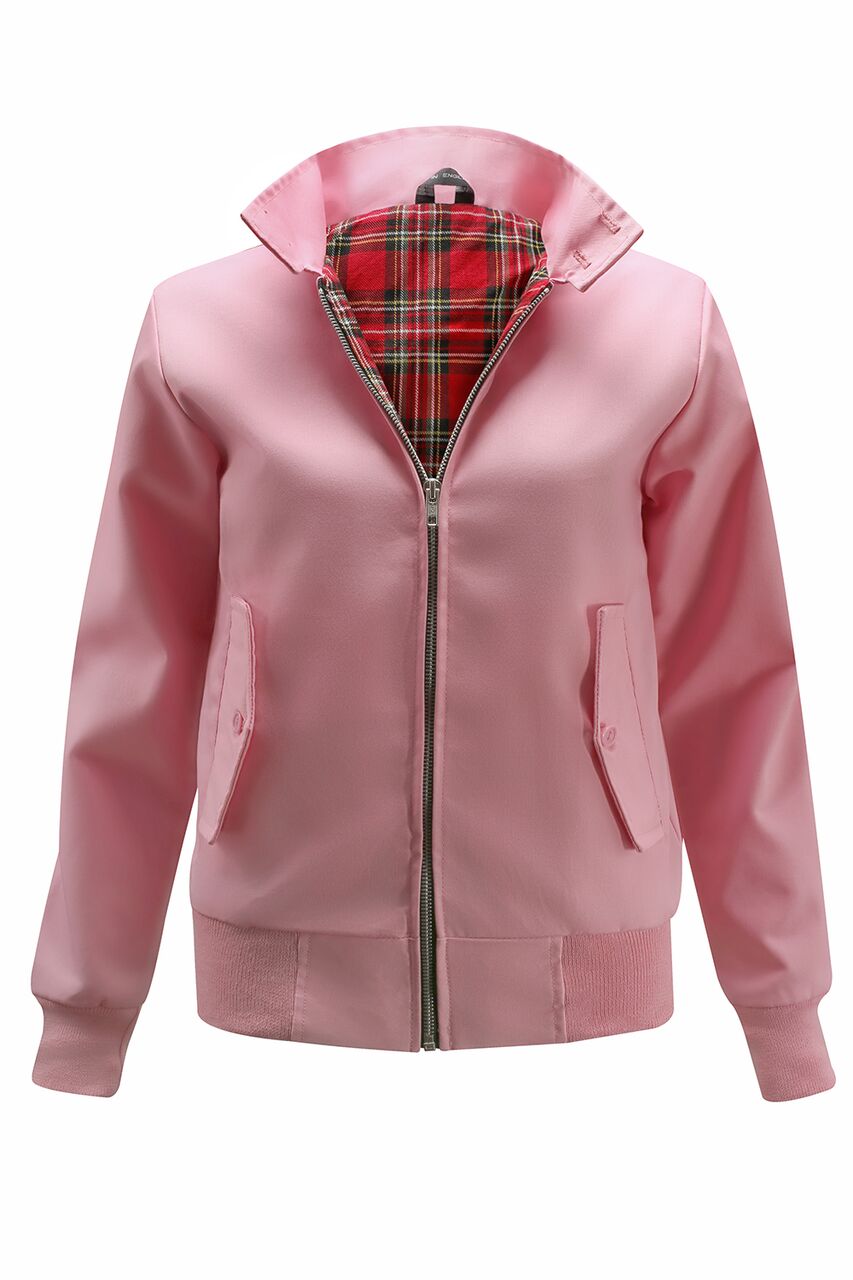 Womens Classic Harrington Jacket Pink