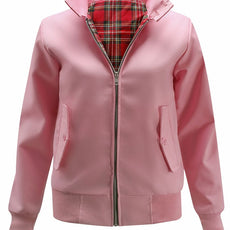 Womens Classic Harrington Jacket - Pink