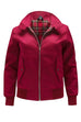 Womens Classic Harrington Jacket - Burgundy