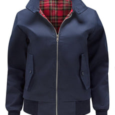 Womens Classic Harrington Jacket - Navy