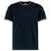 Mens Tipped T-Shirt - Navy/White/Light Blue