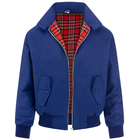 Mens Classic Harrington Jacket - Royal Blue